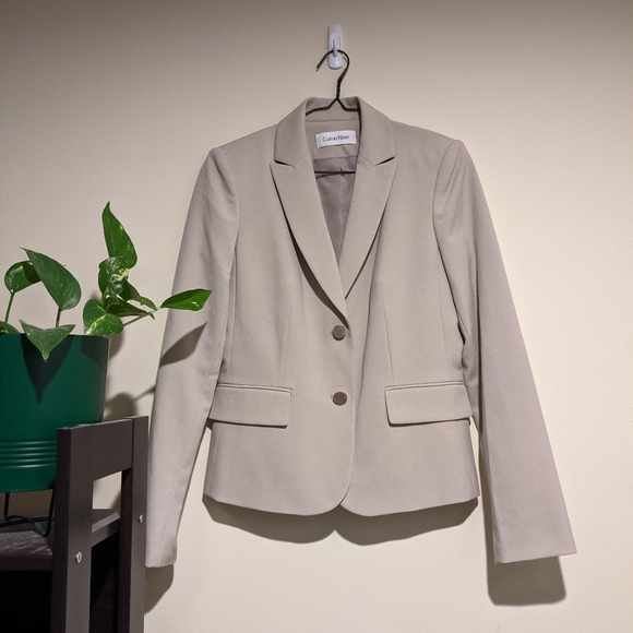 Calvin Klein Jackets & Blazers - Calvin Klein Nude Blazer (NWOT)
